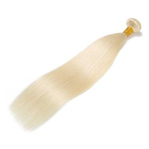 Royal Crown Straight Blonde Single Drawn Human Hair Bundles