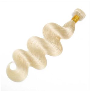 Royal Crown Body Wave Blonde Single Drawn Human Hair Bundles