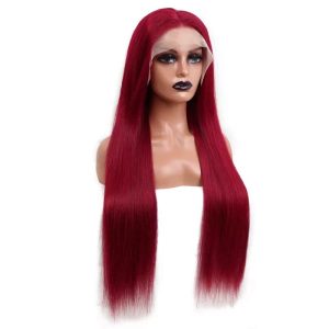 Royal Crown 99J Lace Frontal Human Hair Wig